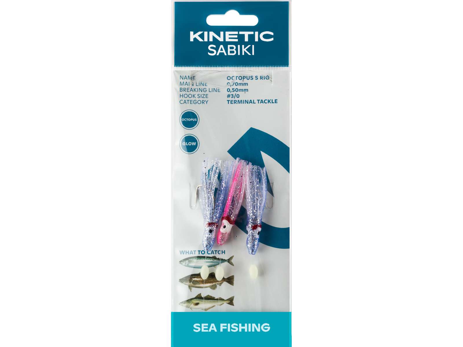 Kinetic Návazec Sabiki Octopus S 3ks Barva: Blue/Pink, Velikost háčku: #3/0