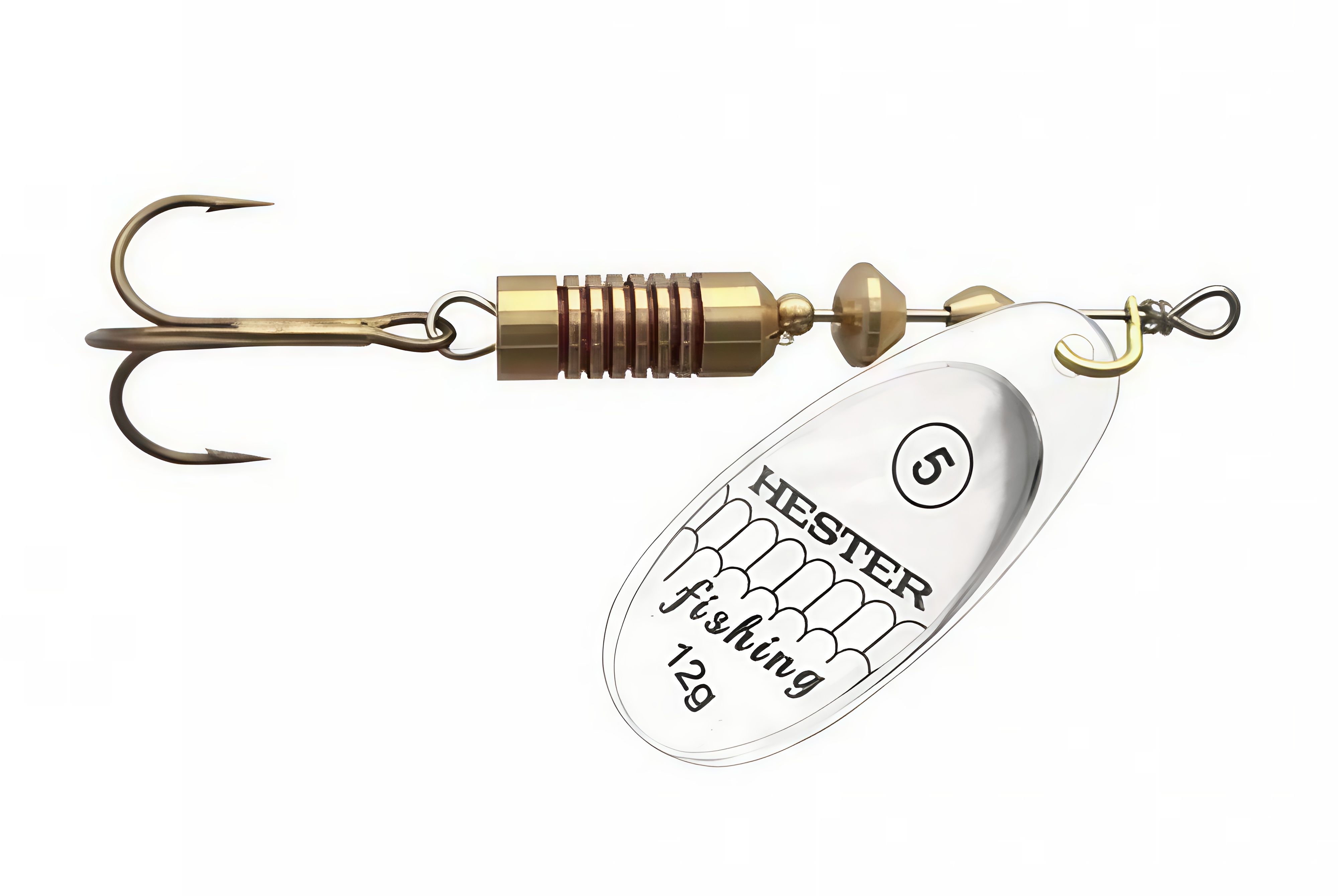 Hester Fishing Třpytka Silver Scales Hmotnost: 4g, Velikost: #2