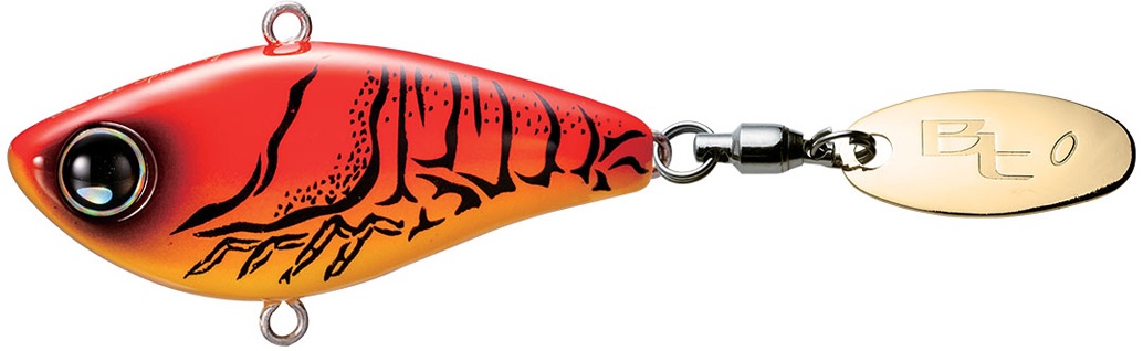 Levně Shimano Nástraha Bantam Sinking Tail Spinner Red Claw Délka: 4,5cm, Hmotnost: 14g