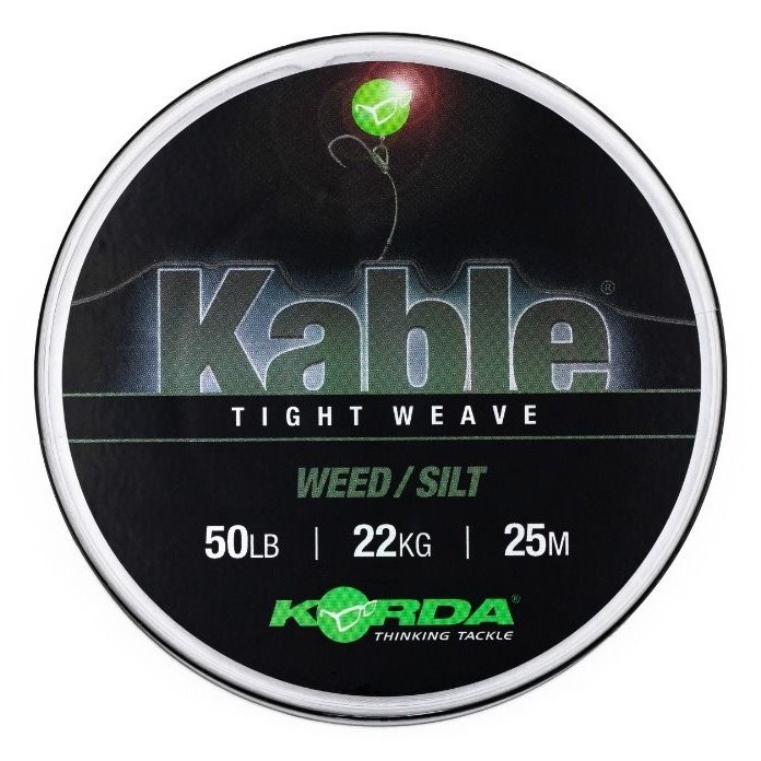 Korda Olověná Šňůra Kable Tight Weave 7m Varianta: Weed/Silt