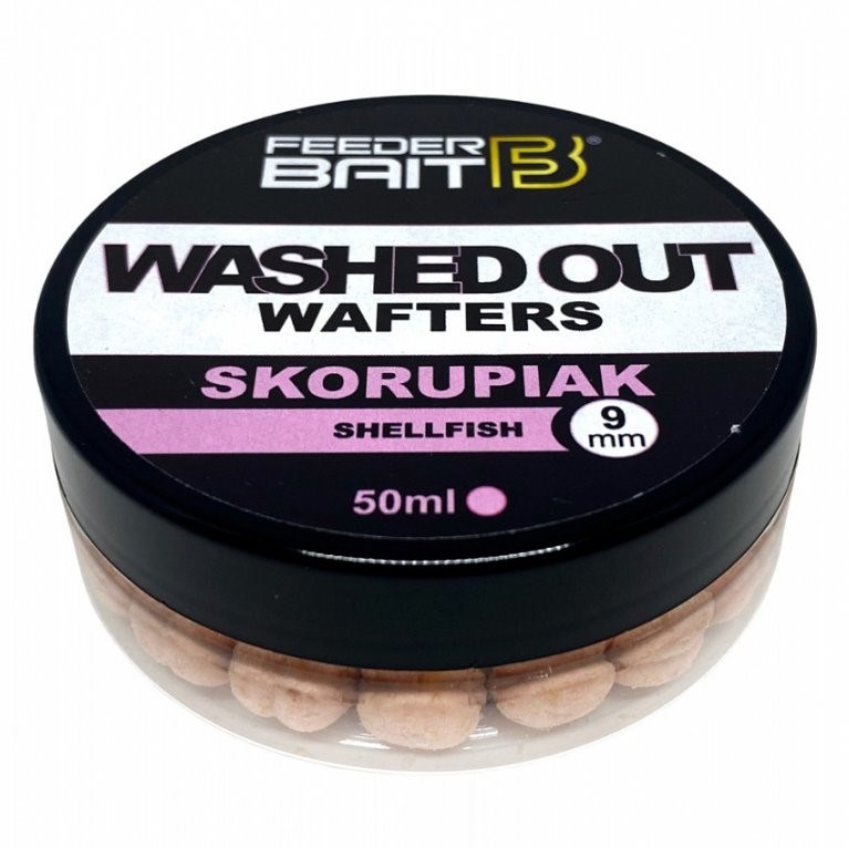 FeederBait Neutrálně Vyvážená Nástraha Washed Out Wafters 9 mm Hmotnost: 50ml, Průměr: 9mm, Příchuť: Shellfish