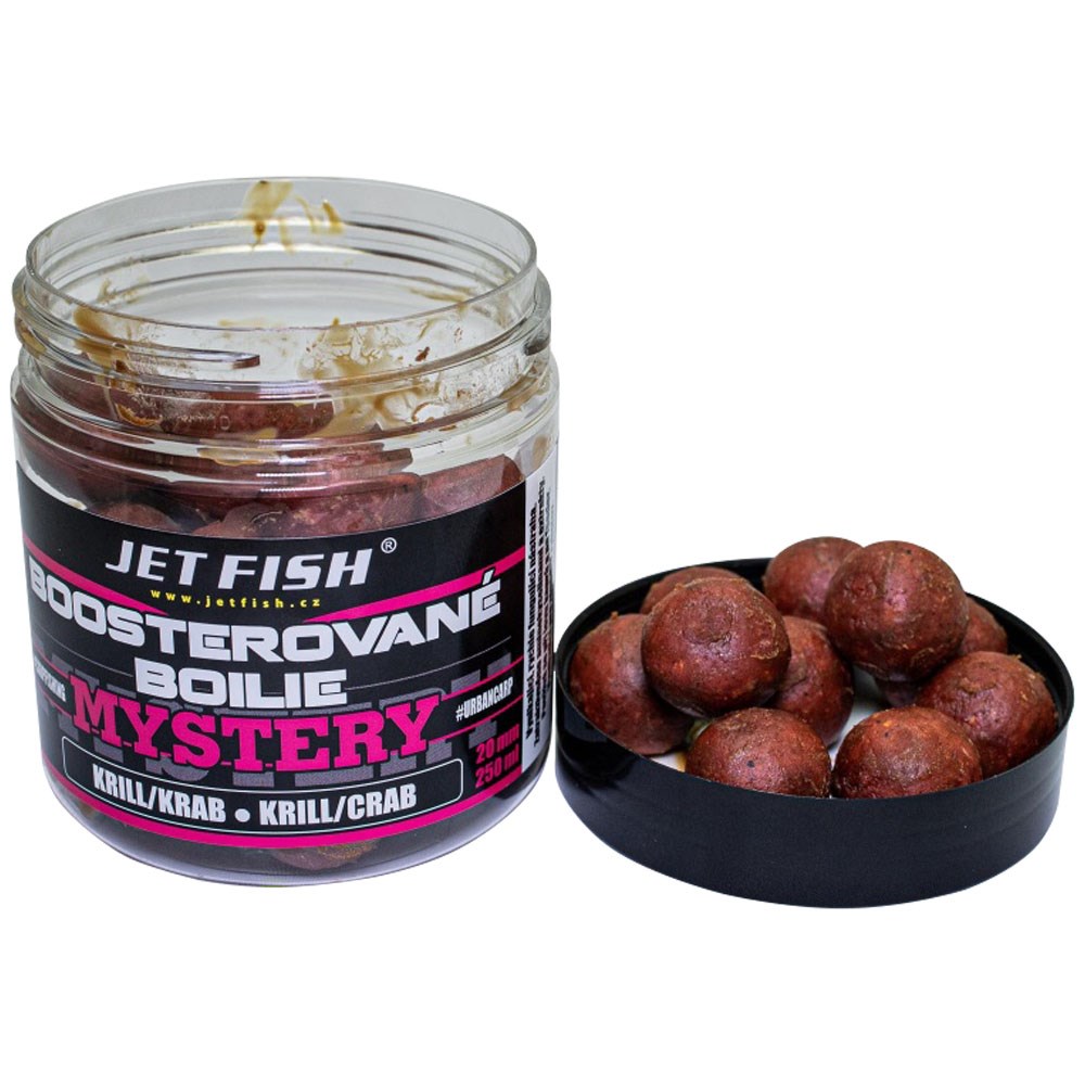 Jet Fish Boosterované Boilie Mystery Krill Krab 250ml Hmotnost: 250g, Průměr: 24mm