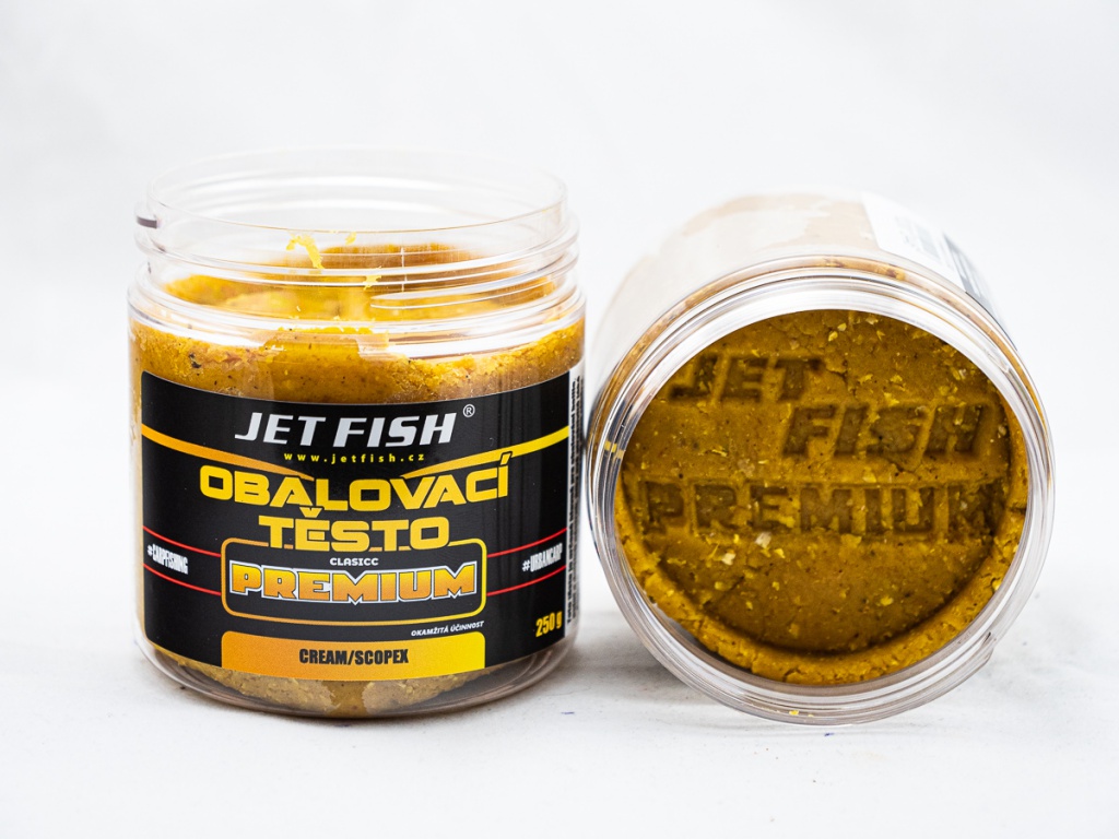 Jet Fish Obalovací Těsto Premium Classic 250g Příchuť: Cream / Scopex