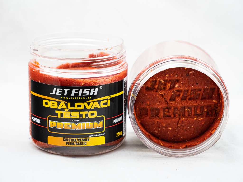 Jet Fish Obalovací Těsto Premium Classic 250g Příchuť: Švestka / Česnek