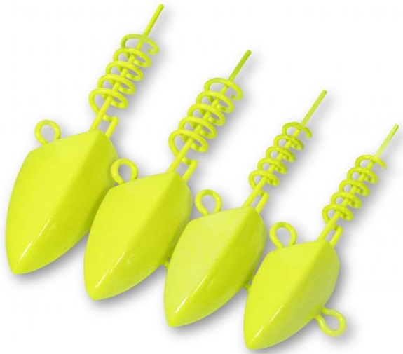 Black Cat Jigová Hlava Fluo Žlutá 2ks Hmotnost: 36g - Obrázek 2