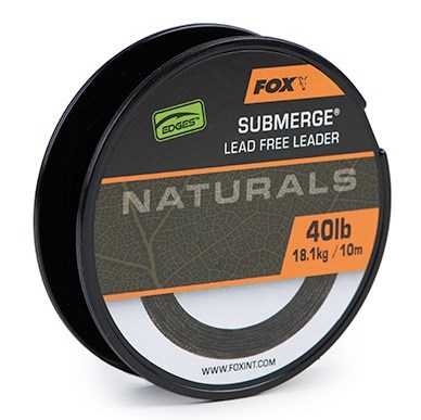 Fox Šňůra Bez Olověného Jádra Naturals Leader 10 m Varianta: 40lb, Nosnost: 18,1kg (obrázek 6)