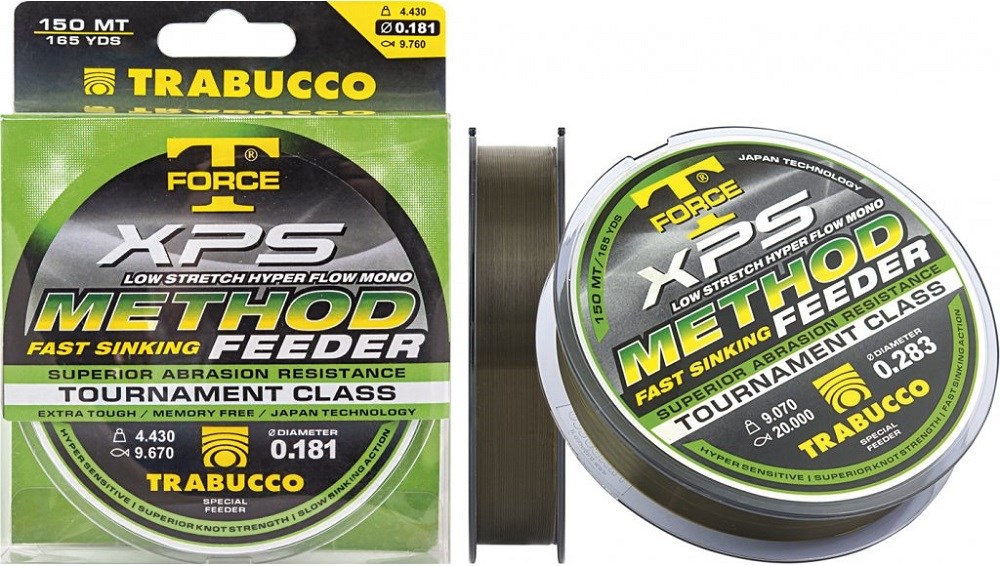 Trabucco Vlasec T-Force XPS Method Feeder 300m Nosnost: 5,3kg, Průměr: 0,20mm