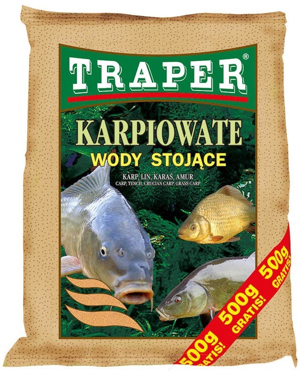 Traper Krmení Popular Kapr Na Stojaté Vody Hmotnost: 2,5 kg, Příchuť: Natural