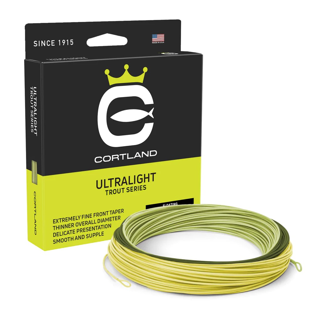 Cortland Muškařská Šňůra Trout Ultralight Tricolor Fresh Floating WF 90ft Aftma: #5