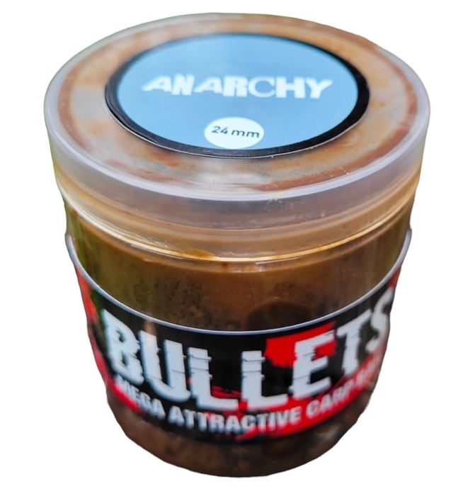 G.B.U. Dipované Boilies Bullets Anarchy-S Hmotnost: 200g, Průměr: 24mm
