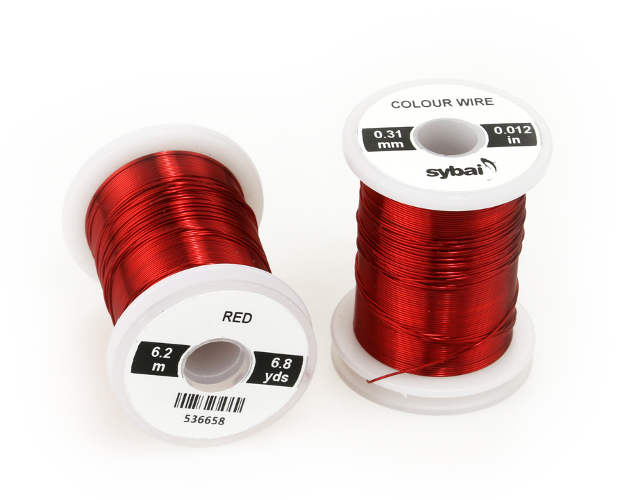 Sybai Drátek Colour Wire Red Průměr: 0,2mm - Obrázek 2