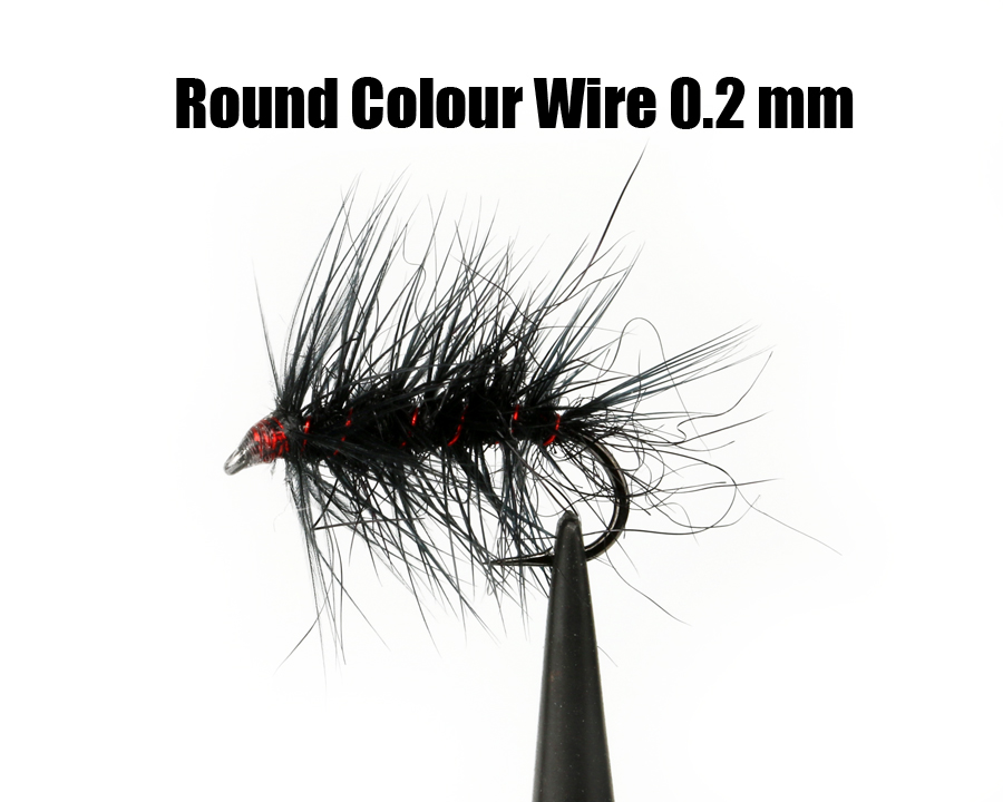 Sybai Drátek Flat Colour Wire Medium Pale Orange (obrázek 5)