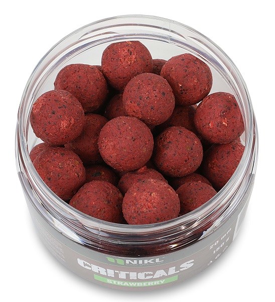Nikl Criticals Boilie Strawberry 150 g Hmotnost: 150g, Průměr: 18mm - Obrázek 2