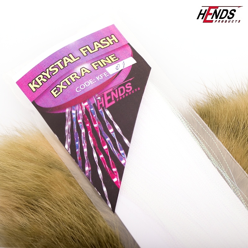 Hends Streamerové Vlasy Krystal Flash Extra Fine White - Obrázek 2