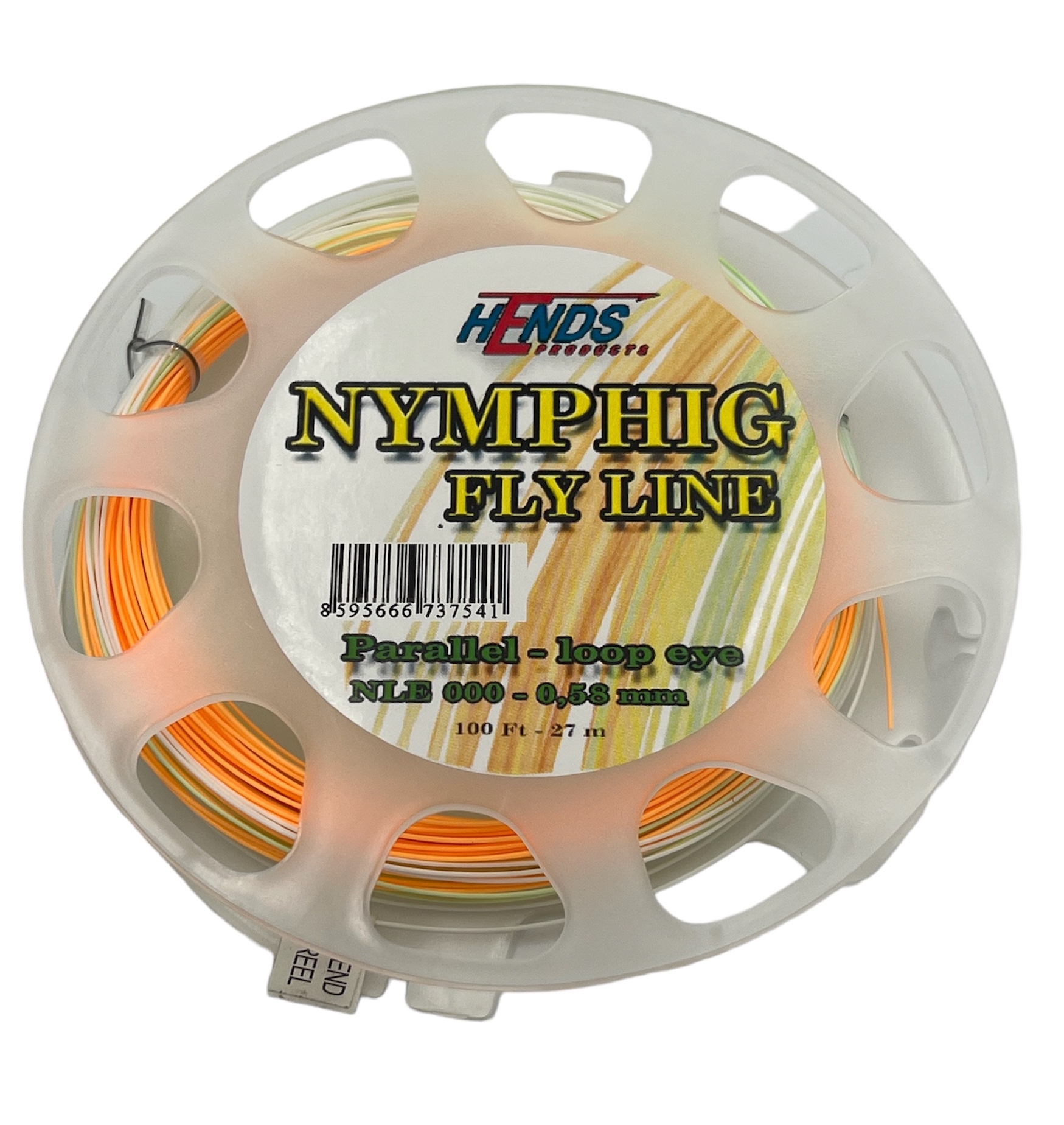 Hends Nymfovací Šňůra Nymphing Line Loops Eye Triple Color 0,58mm