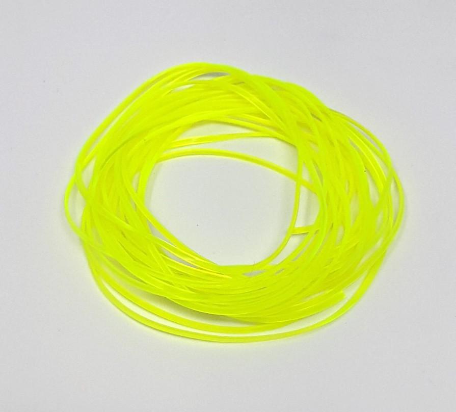 Hends Body Glass Half Round 1,2 mm Yellow Fluo - Obrázek 2