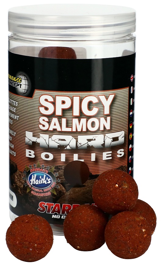 Starbaits Boilie Hard Baits Spicy Salmon 200g Hmotnost: 200g, Průměr: 20mm - Obrázek 2