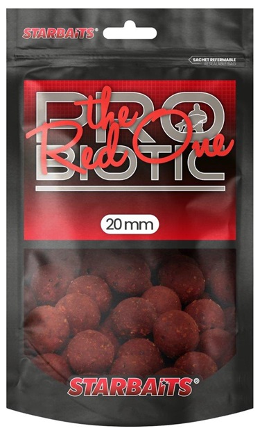 Starbaits Boilie Probiotic Red One Hmotnost: 800g, Průměr: 14mm - Obrázek 3
