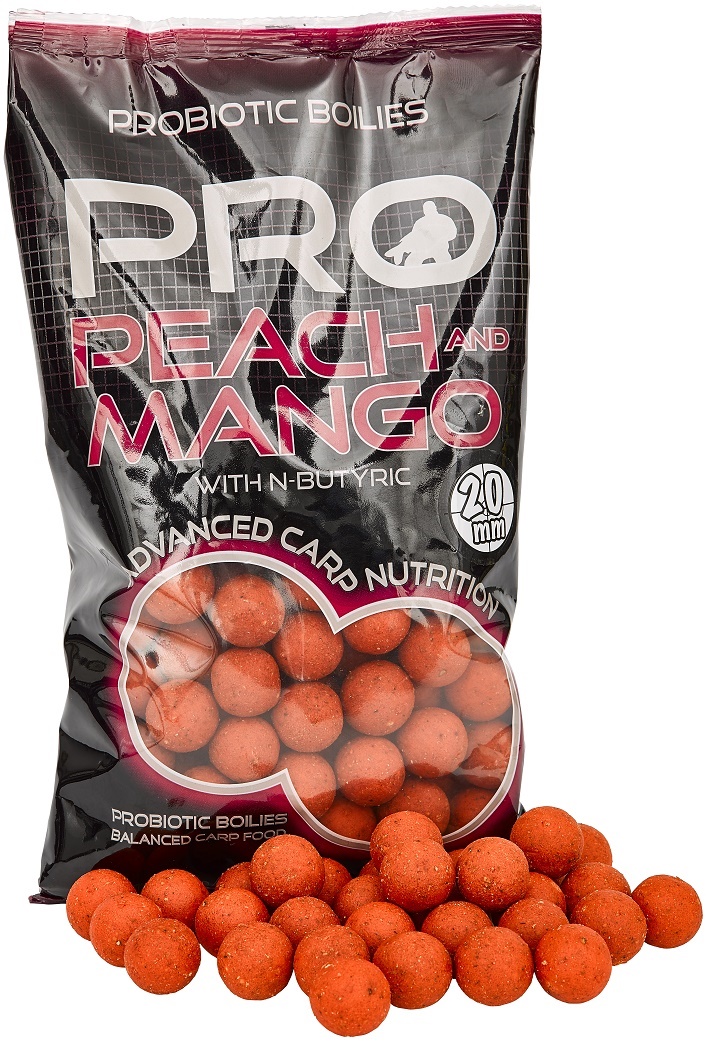 Starbaits Boilies Pro Peach & Mango Hmotnost: 800g, Průměr: 24mm