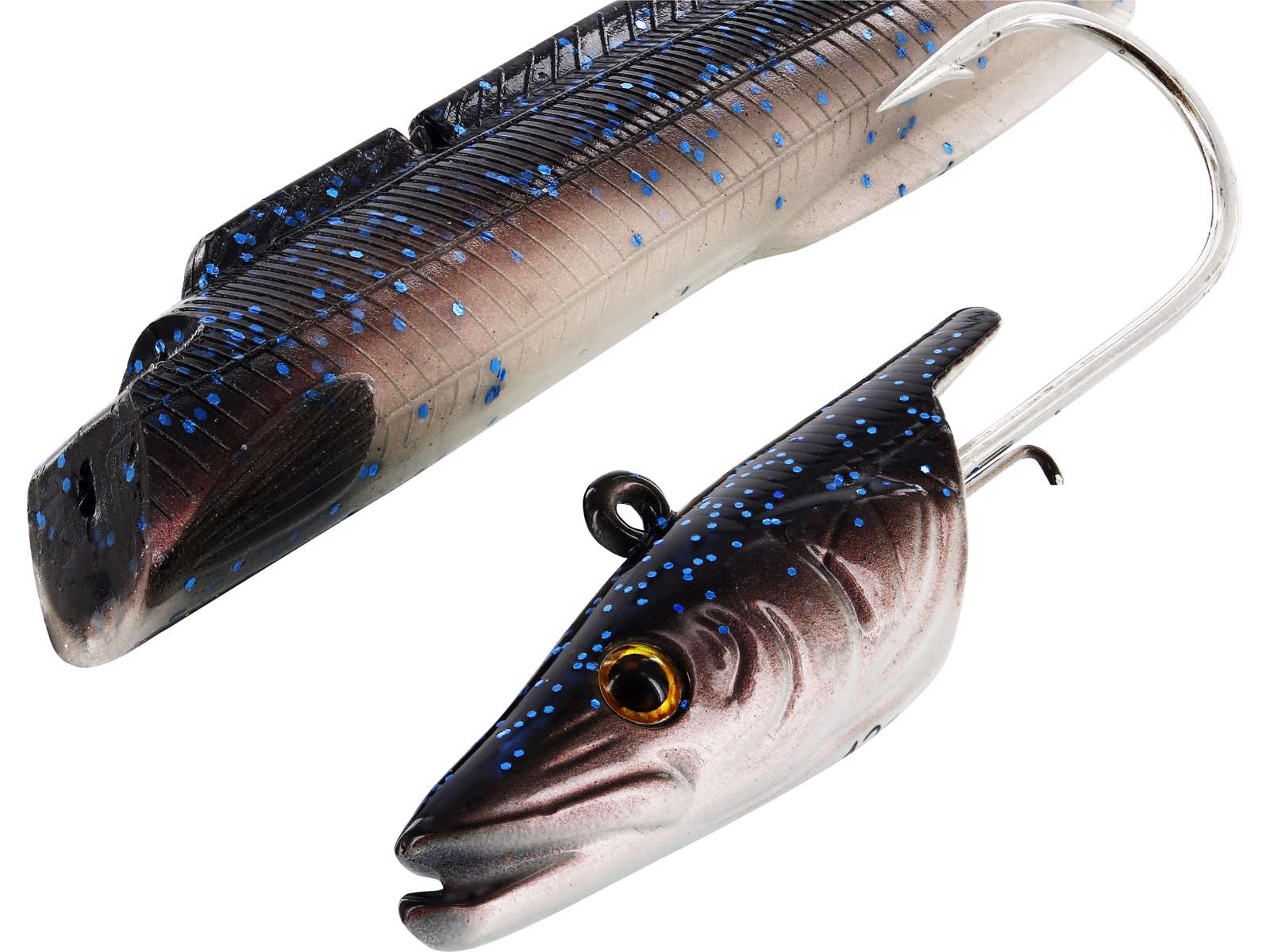 Westin Gumová Nástraha Sandy Andy Jig Brown Abalone Délka: 15cm, Hmotnost: 42g, Počet kusů: 2+1 (obrázek 4)