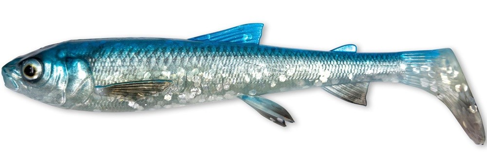 Savage Gear Gumová Nástraha 3D Whitefish Shad Blue Silver Délka: 17,5cm, Hmotnost: 42g, Počet kusů: 2ks