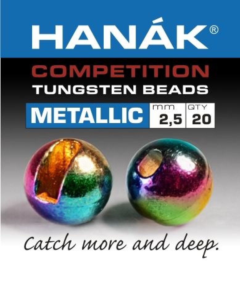 Hanák Competition Hanák Tungstenové Hlavičky Metallic Duhové Průměr: 2,5mm
