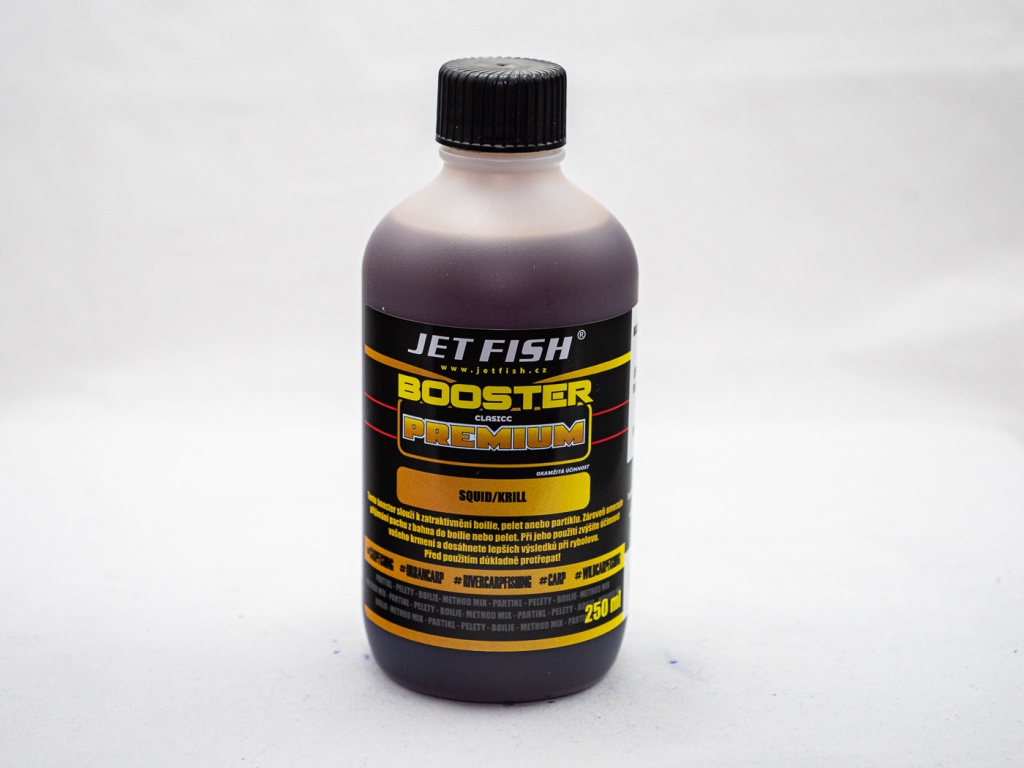 Jet Fish Booster Premium Classic 250ml Příchuť: Squid / Krill