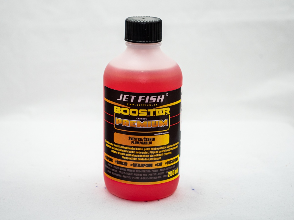 Jet Fish Booster Premium Classic 250ml Příchuť: Švestka / Česnek