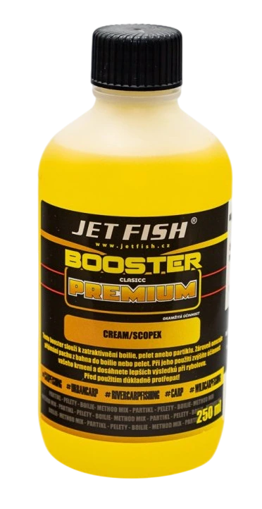 Jet Fish Booster Premium Classic 250ml Příchuť: Cream / Scopex