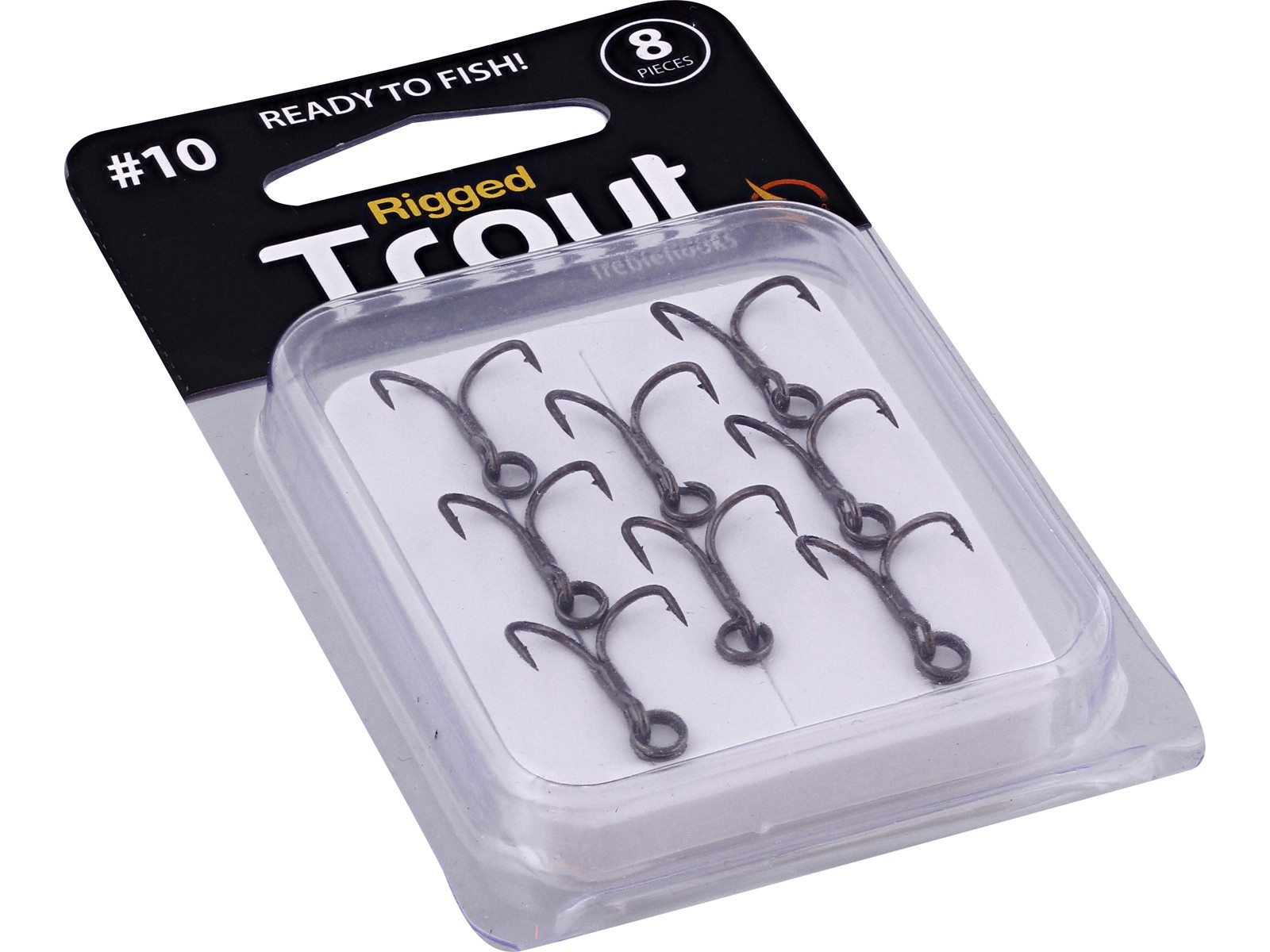Westin Trojháček Rigged Trout Treble Hooks Black 8ks Počet kusů: 8ks, Velikost háčku: #10