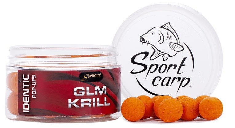 Sportcarp Plovoucí Boilies Identic PoP-Up GLM Krill 150ml Průměr: 15mm, Objem: 150ml