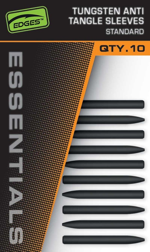 Fox Převleky Edges Essentials Tungsten Anti Tangle Sleeve 10ks Velikost: Standard
