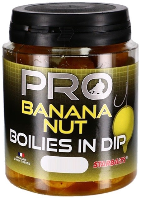 Starbaits Boilies In Dip Probiotic Banana Nut 150g Hmotnost: 150g, Průměr: 20mm
