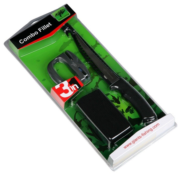 Giants Fishing Sada Nůž, Rukavice A Brousek Combo Filet - Obrázek 2