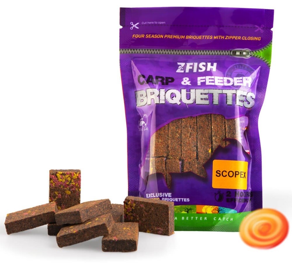 Zfish Zakrmovací Brikety Carp & Feeder Briquettes 220g Příchuť: Strawberry & Hemp - Obrázek 7