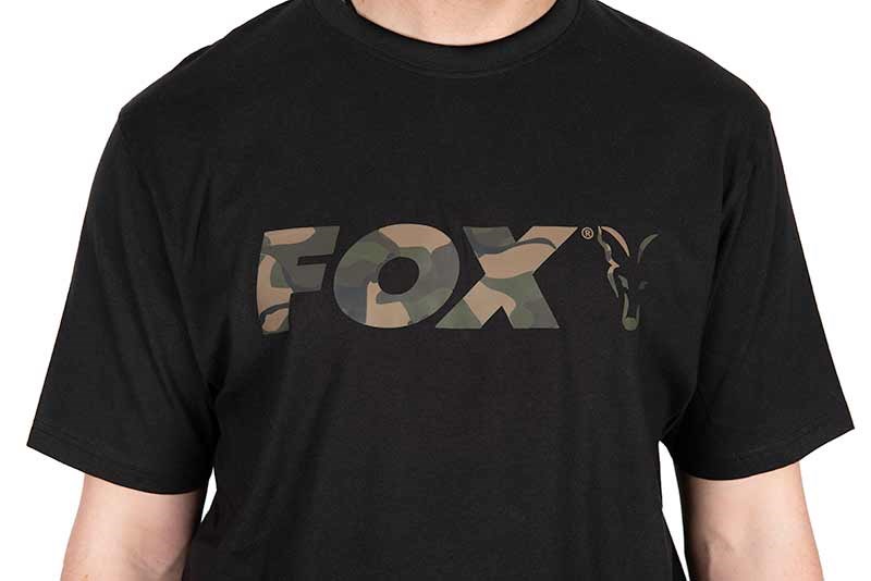 Fox Tričko Black Camo Logo T-Shirt Velikost: M (obrázek 9)