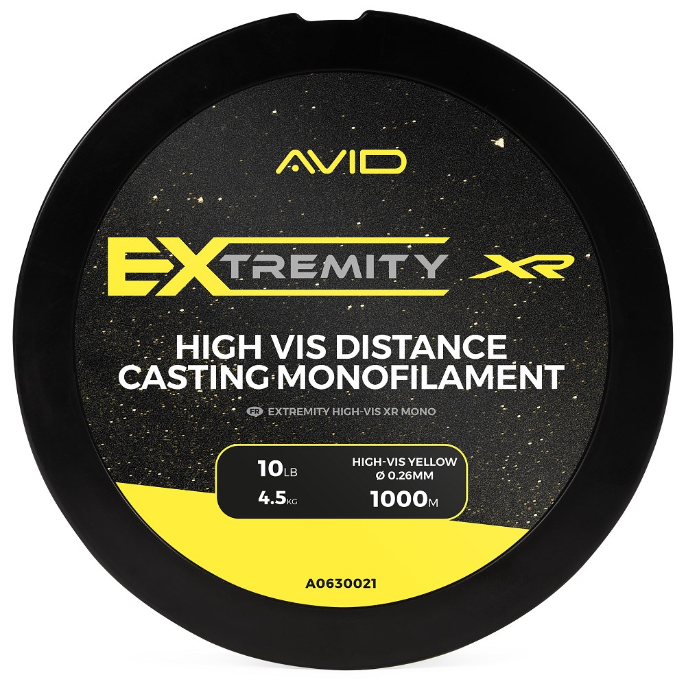 Avid Carp Vlasec Extremity Hi-Vis XR Mono 1000m Nosnost: 5,9kg, Průměr: 0,30mm - Obrázek 5