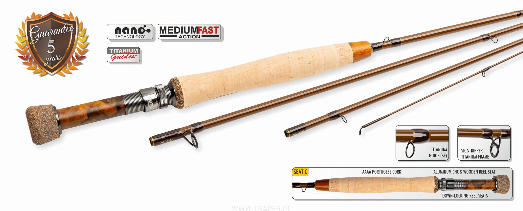 Traper Prut Impulse Nymph 10ft 3m #4 4-díl