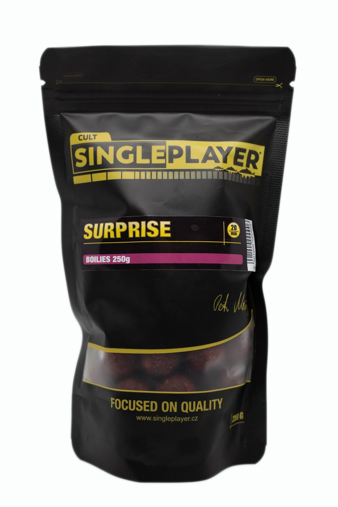 SinglePlayer Boilies Surprise Průměr: 24mm, Objem: 250g