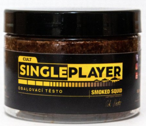 SinglePlayer Obalovací těsto Bloodworm 200g Hmotnost: 200g, Příchuť: Smoked Squid