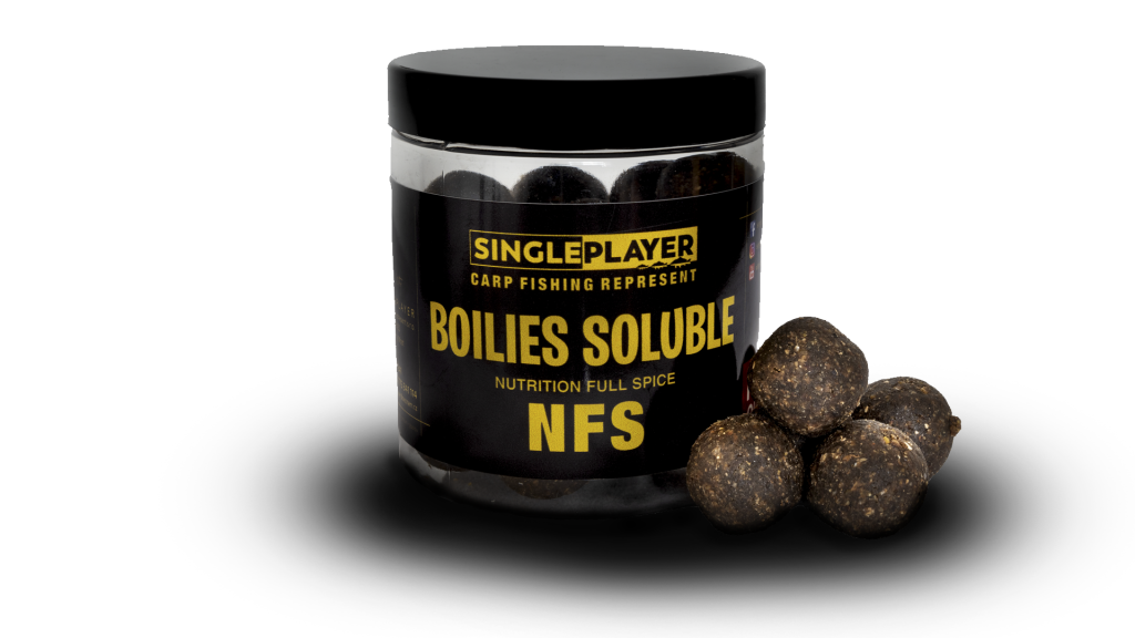 SinglePlayer Boilies Soluble NFS 150g 20mm Hmotnost: 150g, Průměr: 20mm