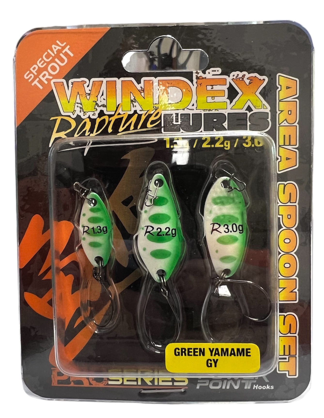 Rapture Set Plandavek Windex Area Trout Spoon Green Yamame 2-3cm 1,3-3g