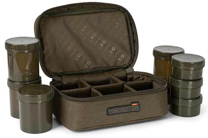 Fox Pouzdro Voyager 8 Pot Hookbait Case
