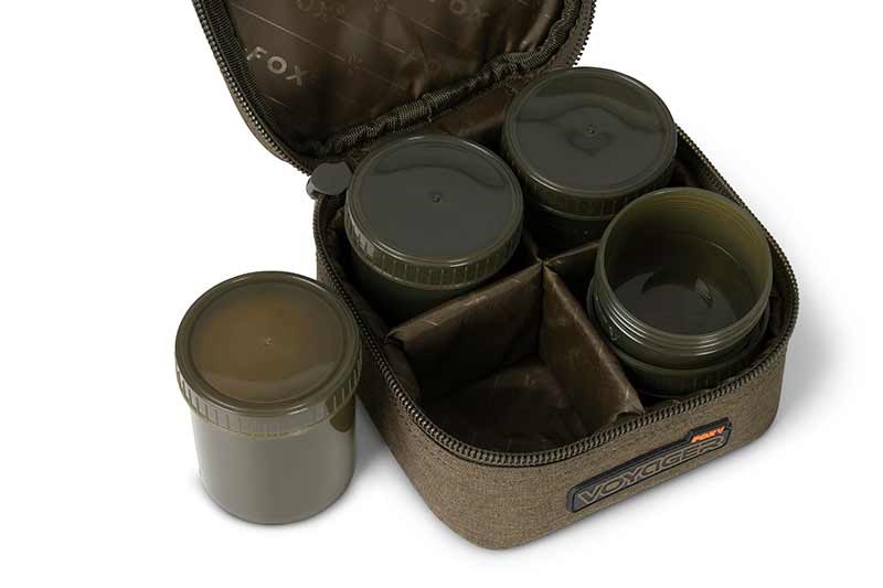 Fox Pouzdro Voyager 6 Pot Hookbait Case (obrázek 4)