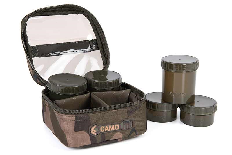 Fox Pouzdro Camolite 6 Pot Hookbait Case (obrázek 4)