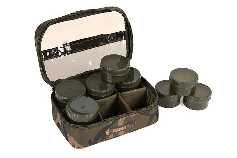 Fox Pouzdro Camolite 8 Pot Hookbait Case (obrázek 3)