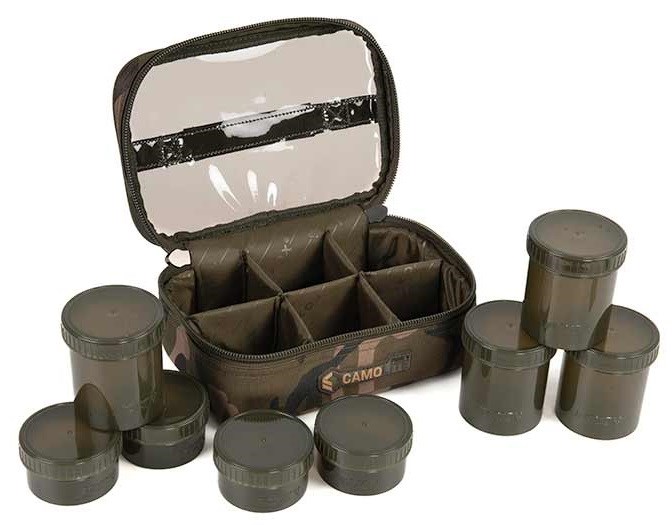 Fox Pouzdro Camolite 8 Pot Hookbait Case