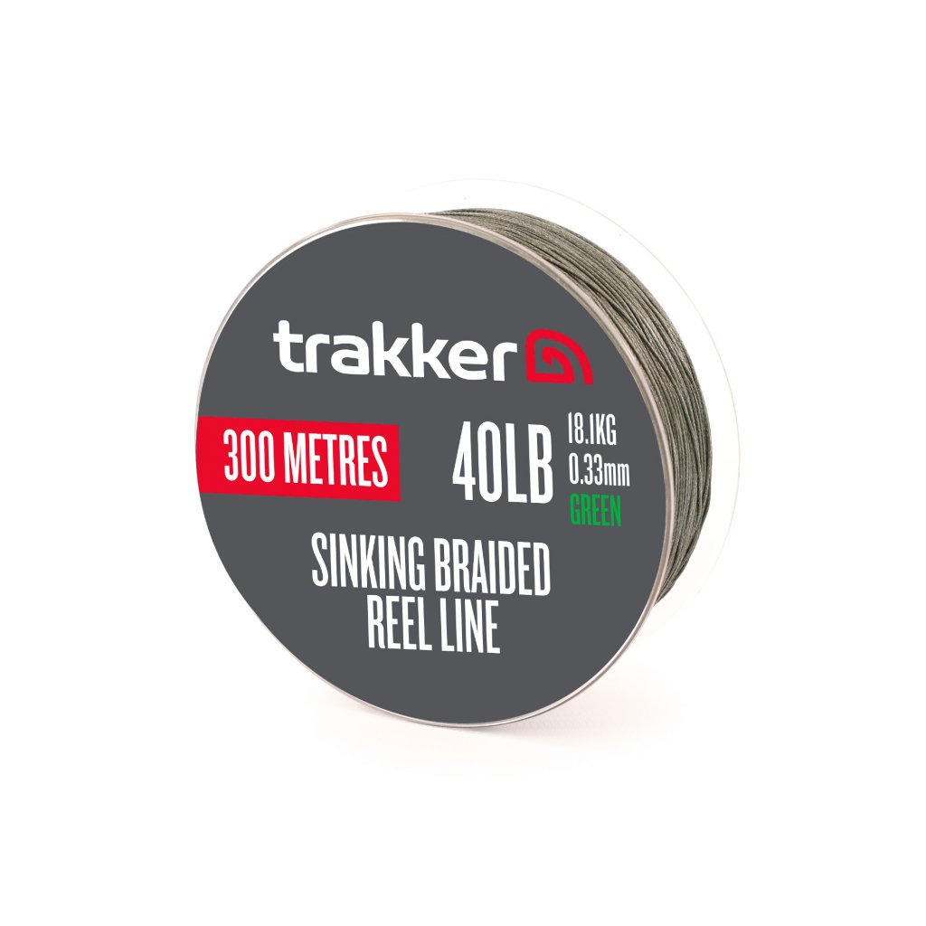 Trakker Products Trakker Kmenová Šňůra Sinking Braid Reel Line 300 m Varianta: 40lb, Průměr: 0,33mm - Obrázek 2