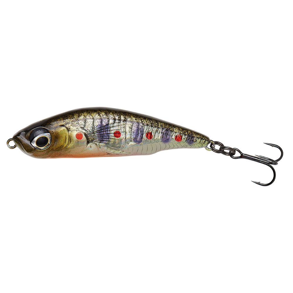 Savage Gear Wobler 3D Sticklebait Pencil Sinking Brown Trout Smolt Délka: 7,5cm, Hmotnost: 17g, Maximální ponor: 4m