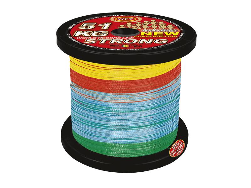 WFT Šňůra KG Strong multicolor 1m Nosnost: 32kg, Průměr: 0,22mm - Obrázek 3